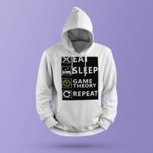 Game Theory Hoodie Classic Celebrity Hoodie Eat Sleep Game Repeat Hoodie_Game Theory Hoodies